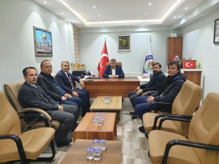 Milletvekili Mustafa Canbey’den Sanayi Odası ve Eğitim-Bir-Sen’e Hayırlı Olsun Ziyareti