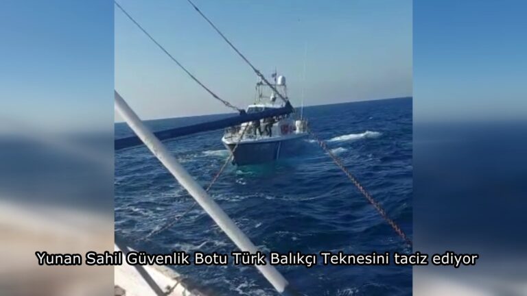 Yunan sahil güvenlikten balıkçıya taşlı saldırı